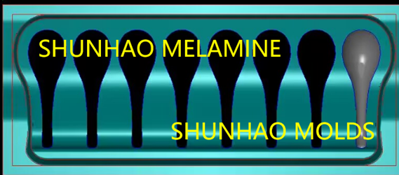 moule à cuillère rectangulaire Shunhao