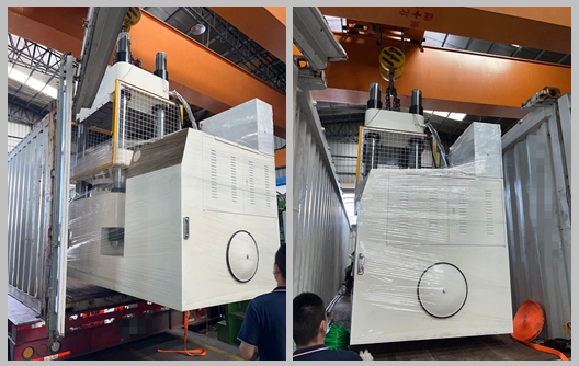 Expédition de la machine de moulage personnalisée de 600 tonnes de l'usine Shunhao