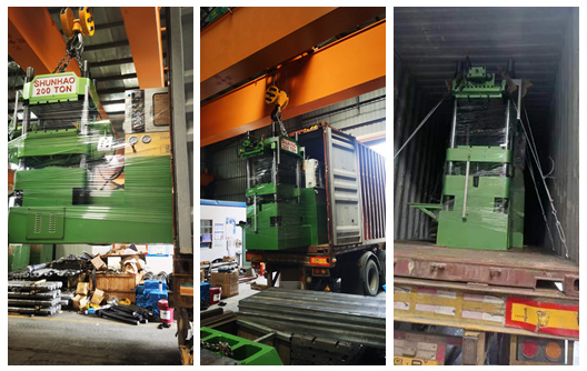 Expédition automatique de machine à gobelets fendus Shunhao de 200 tonnes
    