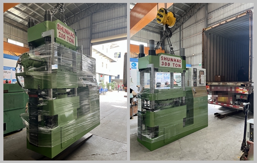 Shunhao expédition de machines de compression de mélamine de 200 tonnes et 300 tonnes